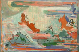 Red Mountain, 1985, 44" x 66"