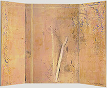 Spring Light, 1988, 72" x 95" (Three-Panel Folding Screen)