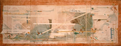 Autumn Realm, Triptych, 1984, 72" x 192"
